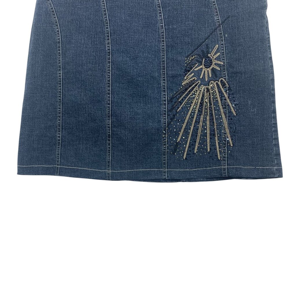 point zero  mini  denim skirt size 11 - Picture 6 of 16